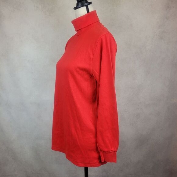 Vintage Woolrich Red Turtleneck Pullover Size Lg - Picture 2 of 6
